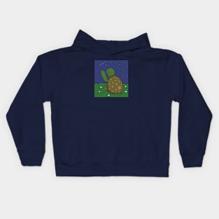 Cute Turtle And Stars Kids Hoodie